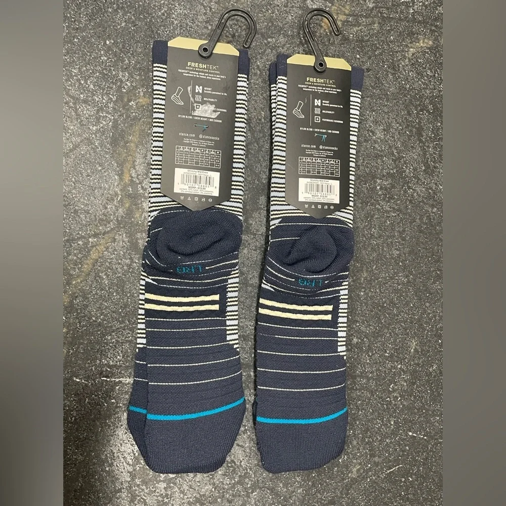 Stance Men's Shimmy Full Length Socks, men’s size 9-13